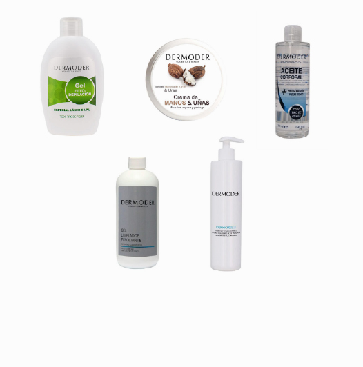 Cremas para: cara, cuerpo, manos y pies