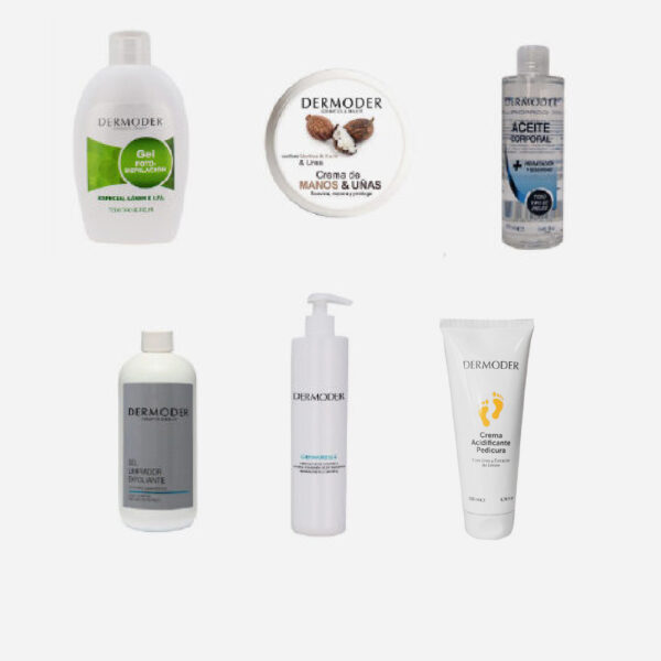 Cremas para: cara, cuerpo, manos y pies